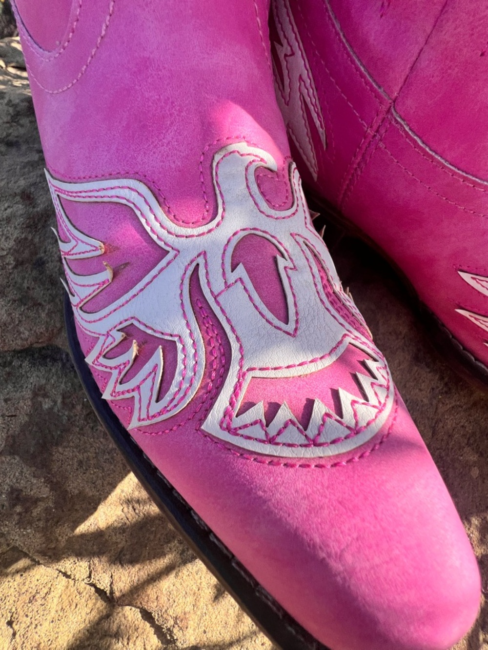 👢Roper Amelia Pink Women's Cowboy Boots - Picture 3 of 14